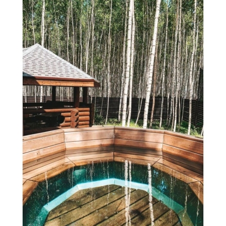 Сибирский банный чан &quot;Илья Муромец&quot; на подставке 2250 мм опора - нерж. сталь, фото 4