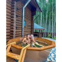 Сибирский банный чан "Илья Муромец" на подставке 2250 мм опора - нерж. сталь Сибирский банный чан "Илья Муромец" на подставке 2250 мм опора - нерж. сталь