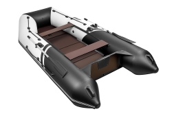 Броня-340 СК слань+киль белый-черный (Лодка ПВХ под мотор с усилением), фото 1 Броня-340 СК слань+киль белый-черный (Лодка ПВХ под мотор с усилением), фото 1