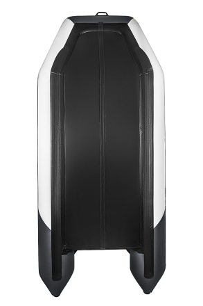 Броня-360 СК слань+киль белый-черный (Лодка ПВХ под мотор с усилением), фото 6