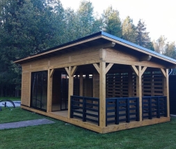 Закрытая беседка ТВИН, фото 1