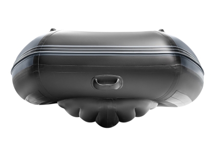 YACHTMAN-320 НДНД (Яхтман) серый-черный (лодка ПВХ нднд под мотор с усилением), фото 5