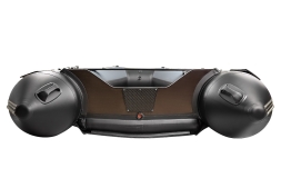 YACHTMAN-320 НДНД (Яхтман) серый-черный (лодка ПВХ нднд под мотор с усилением), фото 6