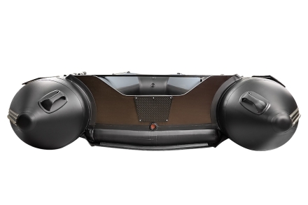 YACHTMAN-320 НДНД (Яхтман) серый-черный (лодка ПВХ нднд под мотор с усилением), фото 6