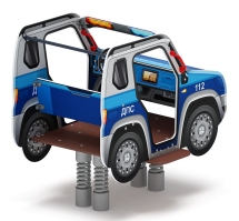 Джип ДПС - Качалка на пружине двухместная машинка - ИО 23.03.05-11