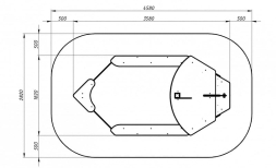 Песочница большая Катерок (Морской стиль) - ИО 5.03.02-02, фото 6