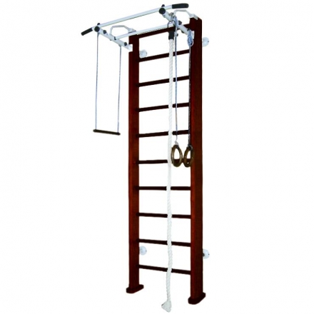 Спортивный комплекс Карусель 2Д.03.03 к стене венге, фото 1