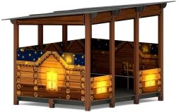 Теневой навес (Эко) МФ 78.31.24-02, фото 1 Теневой навес (Эко) МФ 78.31.24-02, фото 1