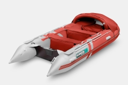 Gladiator C 420 AL ACTIVE Красно-белый моторная лодка ПВХ Алюминиевый пайол, фото 2