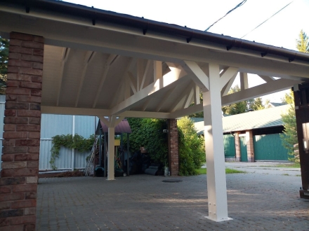 Навес для машин ЮТОН Премиум комплектация, фото 4