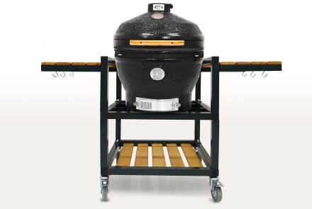 Керамический гриль-барбекю 24 дюйма CFG CHEF Зеленый, фото 18