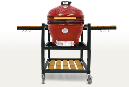 Керамический гриль-барбекю 24 дюйма CFG CHEF Зеленый, фото 17