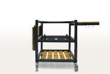 Керамический гриль-барбекю 24 дюйма CFG CHEF Зеленый Керамический гриль-барбекю 24 дюйма CFG CHEF Зеленый