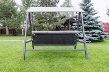 Качели LOAN трехместные (серые подушки) Качели LOAN трехместные (серые подушки)