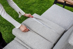 Качели LOAN трехместные (серые подушки), фото 11