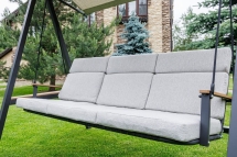 Качели LOAN трехместные (серые подушки) Качели LOAN трехместные (серые подушки)