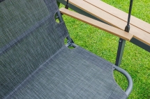 Качели LOAN трехместные (серые подушки) Качели LOAN трехместные (серые подушки)