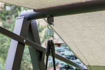 Качели LOAN трехместные (серые подушки) Качели LOAN трехместные (серые подушки)