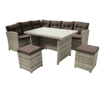 Набор мебели Версаль разборн. серо-белый, коричневый Набор мебели Версаль разборн. серо-белый, коричневый