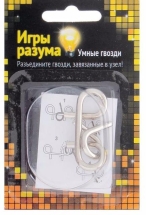 Головоломка Игры разума "Умные гвозди" № 7, уровень сложности 1 Головоломка Игры разума "Умные гвозди" № 7, уровень сложности 1