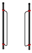 Воркаут ЛОВ 89 красный ВТ 101.02-01