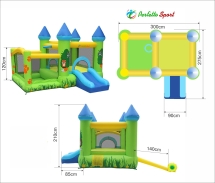 Батут надувной PERFETTO SPORT &quot;La mia foresta&quot; PS-503