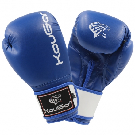 Перчатки боксерские KouGar KO300-4, 4oz, синий, фото 1