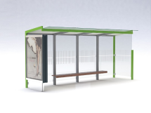 Geomere GE410b-SS павильон остановочный