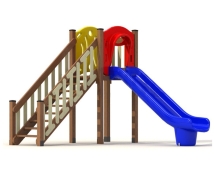 Детская горка ActiWood AW - H1500 для игровой площадки Детская горка ActiWood AW - H1500 для игровой площадки