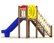 Детская горка ActiWood AW - H1500 для игровой площадки Детская горка ActiWood AW - H1500 для игровой площадки