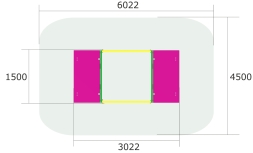 Песочница с откидной крышкой П056 для детской площадки, фото 5 Песочница с откидной крышкой П056 для детской площадки, фото 5