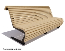 Скамейка уличная Стрит, Лиственница 3,0 м, фото 2