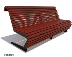 Скамейка уличная Стрит, Лиственница 3,0 м, фото 3