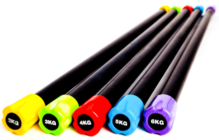 Бодибар, 6 кг, наконечник - красный. Aerofit AFBB-6K, фото 1