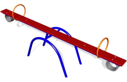 Качалка-балансир Малютка КЧ026 для детской площадки, фото 1