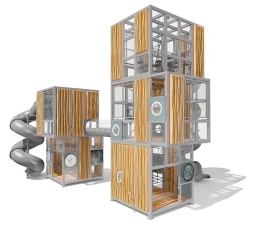 Игровой комплекс Эко Кубус VST 4507/3 для детской площадки, фото 2 Игровой комплекс Эко Кубус VST 4507/3 для детской площадки, фото 2