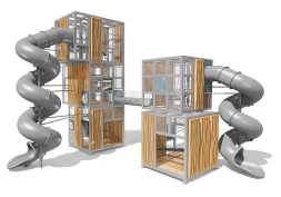 Игровой комплекс Эко Кубус VST 4507/3 для детской площадки, фото 1 Игровой комплекс Эко Кубус VST 4507/3 для детской площадки, фото 1