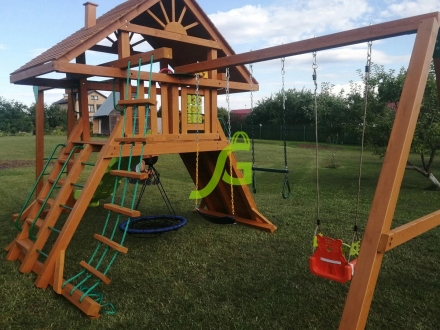 Детская площадка IgraGrad Крепость Фани с рукоходом (Дерево), фото 7