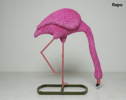 Топиари фламинго Леро, пьет - газон Eco, фото 1