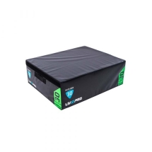 Плиометрический бокс LIVEPRO Soft Plyometric Box 914 x 762 x 457 мм, черный/красный 