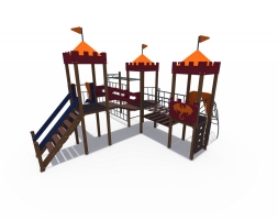 Детский игровой комплекс Империя Форт Н-1200 и Н-1500 ДИО 02070, фото 2