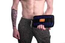 Утяжелитель на руки 2х5 кг, синий (груз 500 г - 20 шт., металл) Утяжелитель на руки 2х5 кг, синий (груз 500 г - 20 шт., металл)