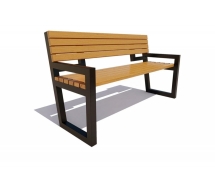 Скамейка уличная Муром, Лиственница 2 м Скамейка уличная Муром, Лиственница 2 м