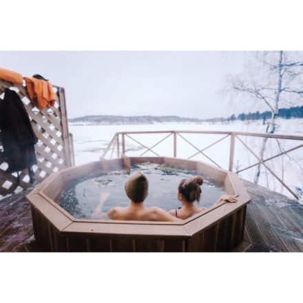 Сибирский банный чан &quot;Илья Муромец&quot; на подставке 2250 мм опора - черный металл, фото 3