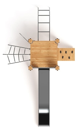 Игровой комплекс (лиственница) ДИК 2.24.01-Л.И1, фото 5