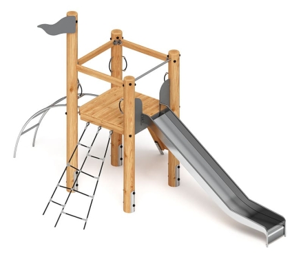 Игровой комплекс (лиственница) ДИК 2.24.01-Л.И1, фото 1