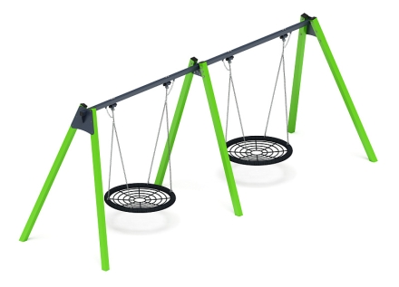 Качели-гнездо М2 (зеленый) - ИО 12.М.05.05.01-02, фото 3