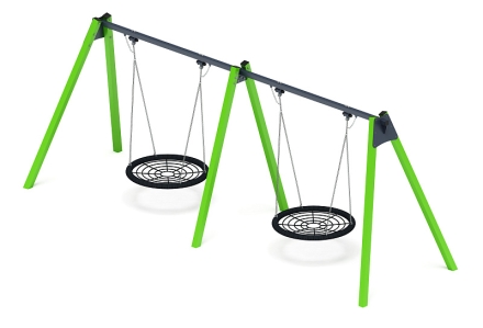 Качели-гнездо М2 (зеленый) - ИО 12.М.05.05.01-02, фото 2