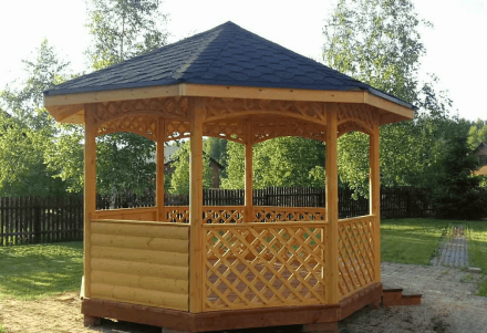 Восьмигранная беседка АРКА, фото 4