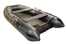 YACHTMAN-320 НДНД (Яхтман) хаки-черный (лодка ПВХ нднд под мотор с усилением)